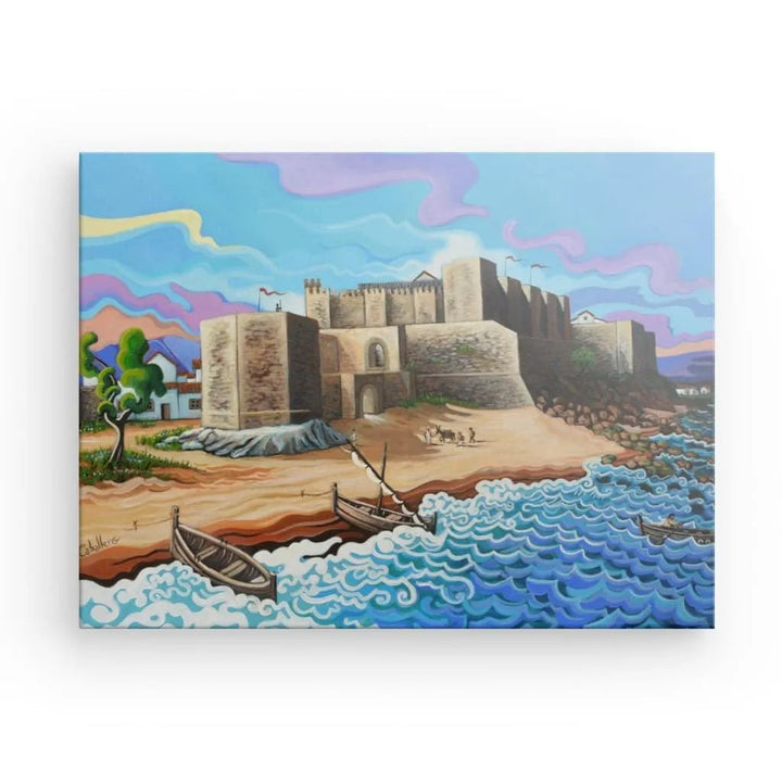 N143 - Guzman El Bueno Castle, Tarifa - Canvas - Arte Caballero