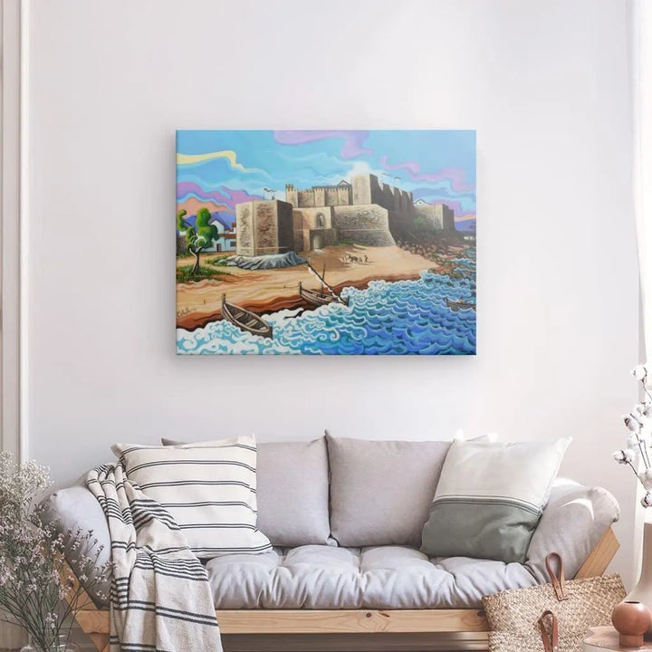 N143 - Guzman El Bueno Castle, Tarifa - Canvas - Arte Caballero