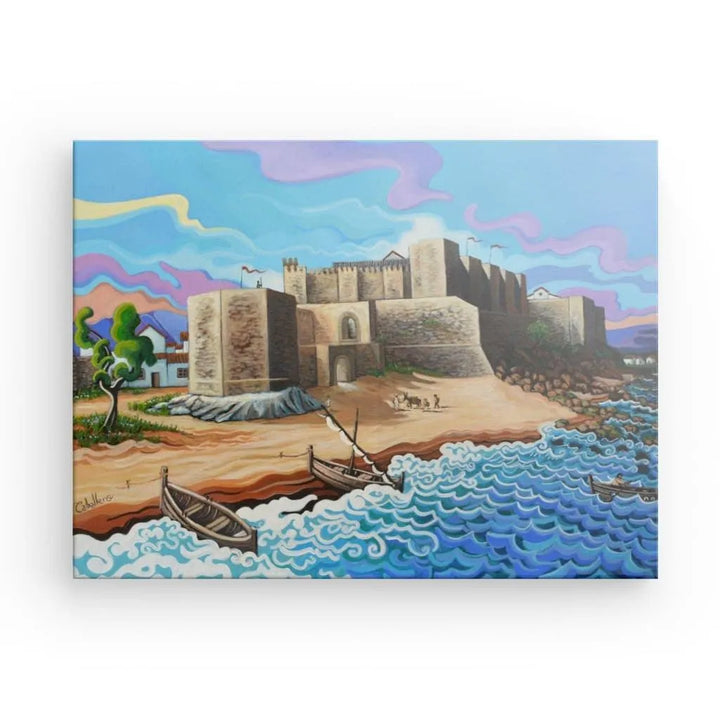 N143 - Guzman El Bueno Castle, Tarifa - Canvas - Arte Caballero