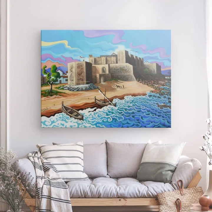 N143 - Guzman El Bueno Castle, Tarifa - Canvas - Arte Caballero