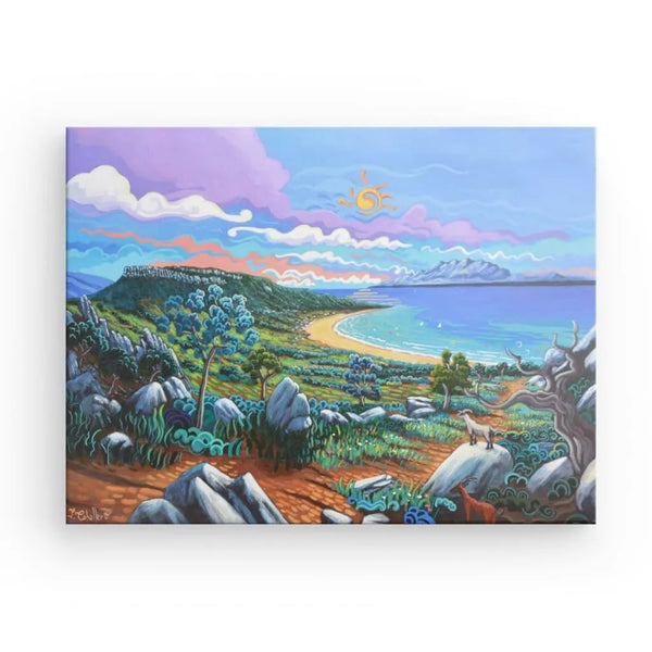 N147 - Sierra de la Plata, Bolonia - Canvas - Arte Caballero