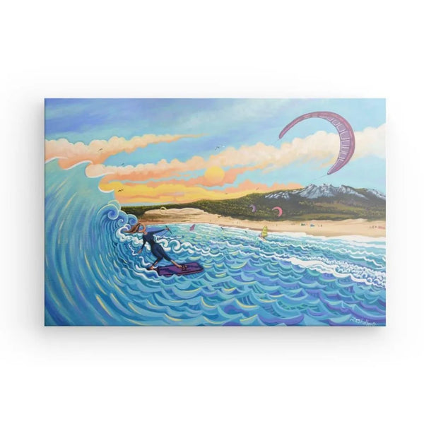 N151 - Kite Surfing Tarifa - Canvas - Arte Caballero