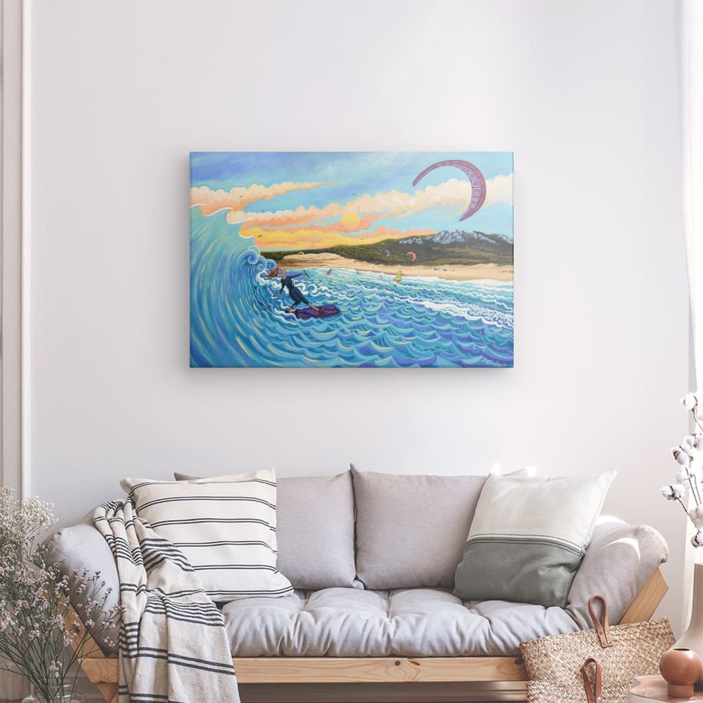 N151 - Kite Surfing Tarifa - Canvas