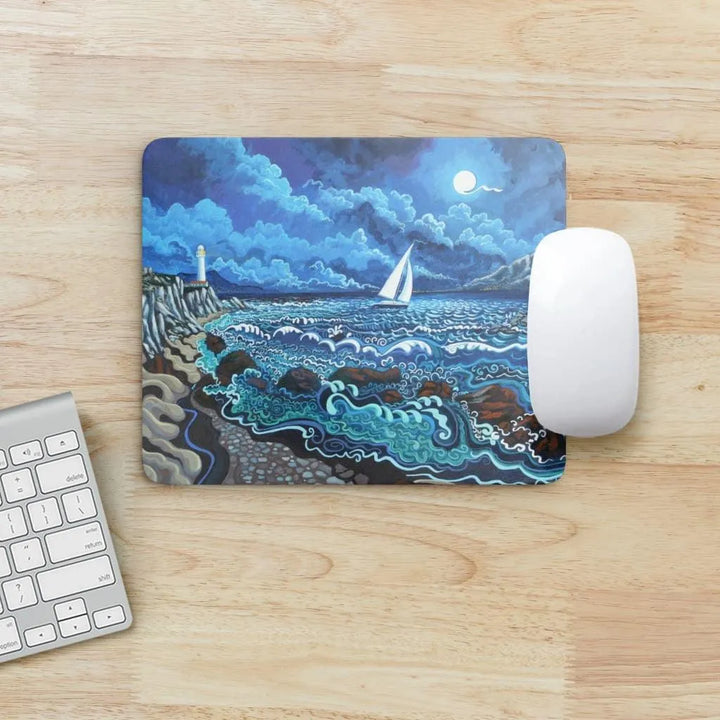 N29 - Lighthouses of the Strait - Mouse Pad - Arte Caballero