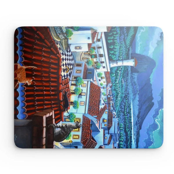 N11 Portrait - The cats of San Roque - Mouse Pad - Arte Caballero