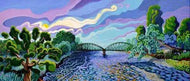 N128 - Iron bridge - Guadiaro river -Mug Panorama