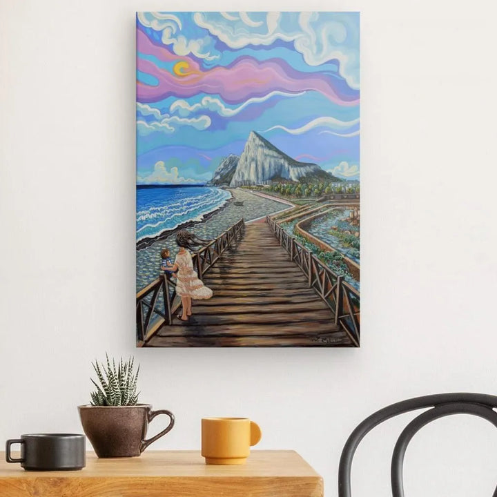 N129 - Santa Barbara Beach - Canvas - Arte Caballero