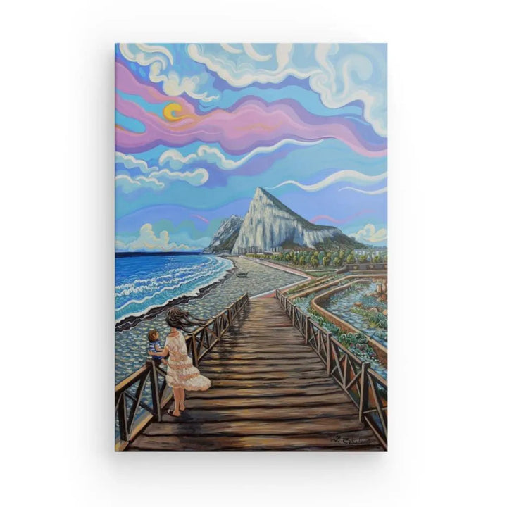 N129 - Santa Barbara Beach - Canvas - Arte Caballero