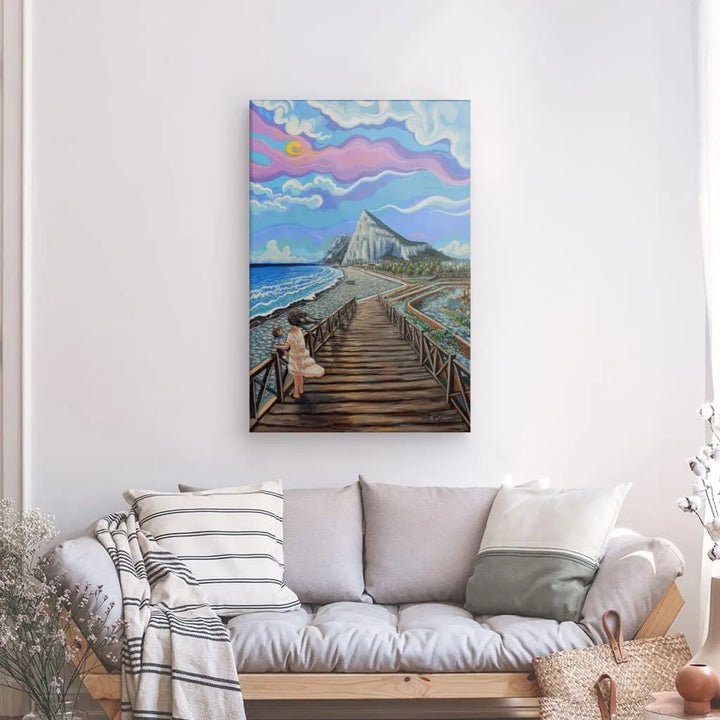 N129 - Santa Barbara Beach - Canvas - Arte Caballero