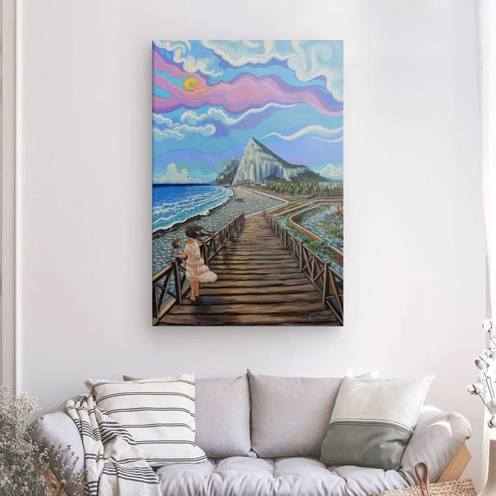 N129 - Santa Barbara Beach - Canvas - Arte Caballero