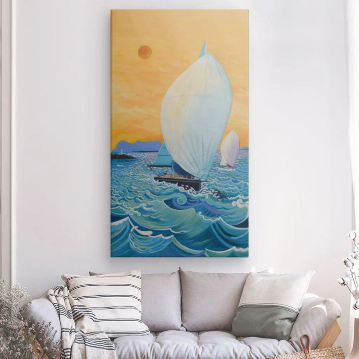 N136 - Sailing the Strait - Canvas - Arte Caballero