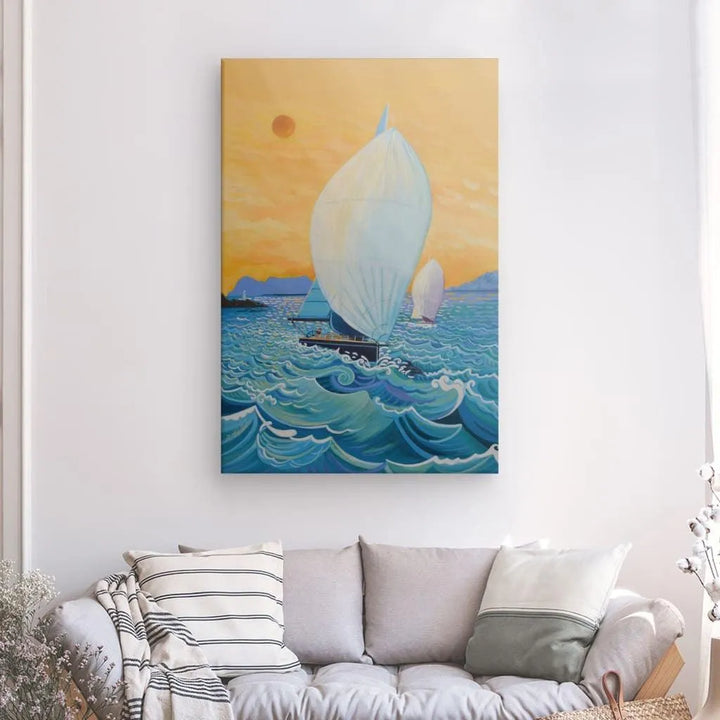 N136 - Sailing the Strait - Canvas - Arte Caballero