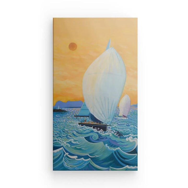 N136 - Sailing the Strait - Canvas - Arte Caballero