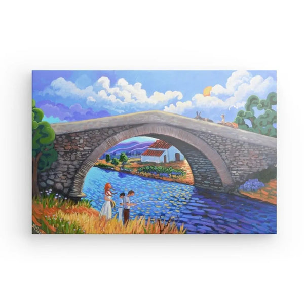 N138 - Roman Bridge - Canvas - Arte Caballero