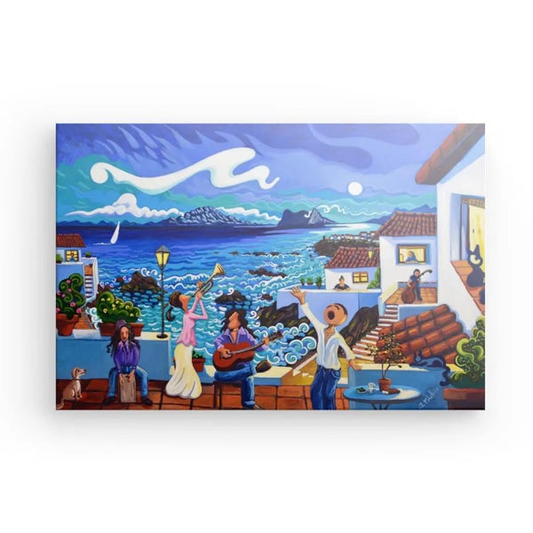 N154 - Mediterranean Serenade - Canvas - Arte Caballero