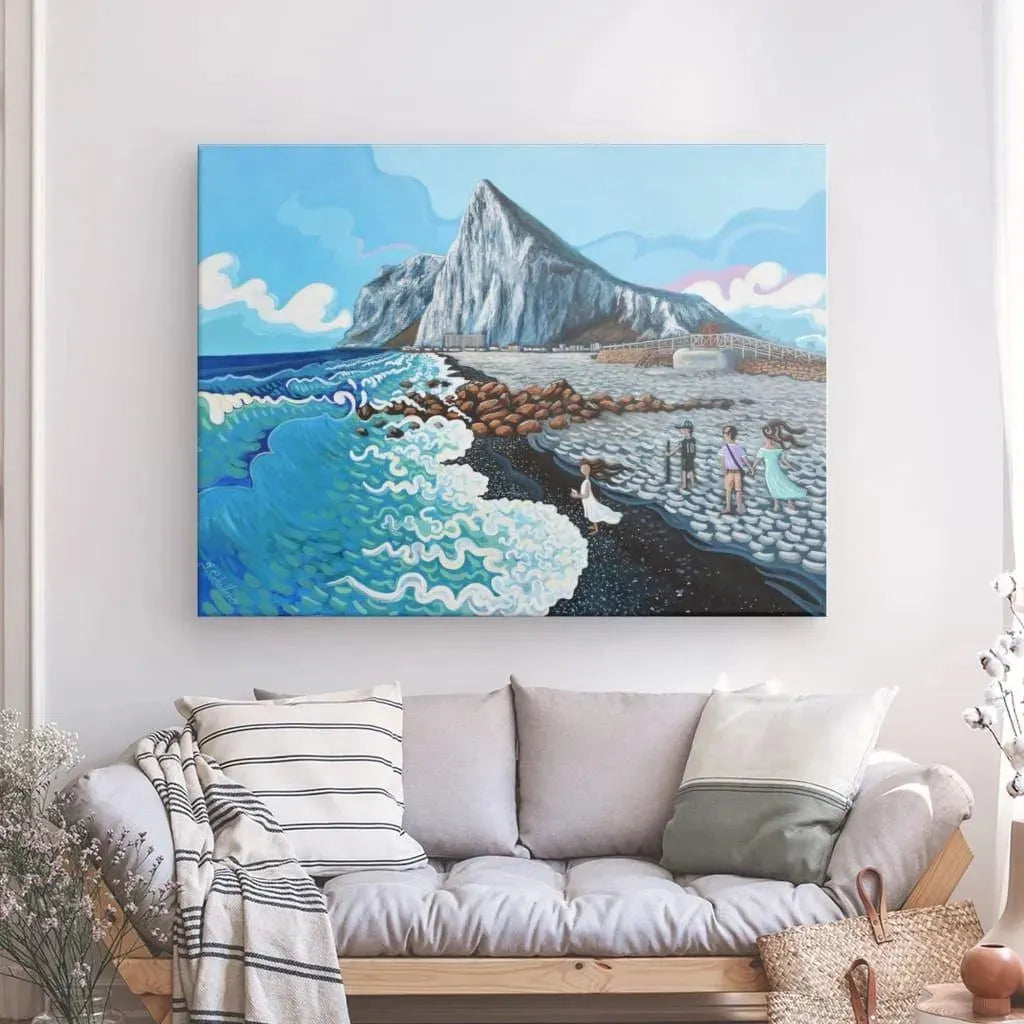 N206 - The Shores of El Sardinero - Canvas - Arte Caballero