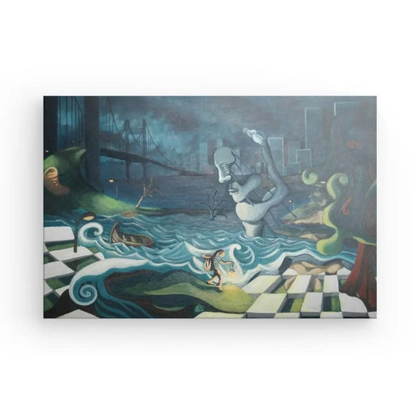 N84 - NY golf - Canvas - Arte Caballero